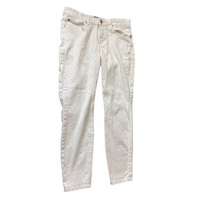 Gap Womens Denim Leggings 27 Regular White Stretch Skinny Fit Preppy Minimalist